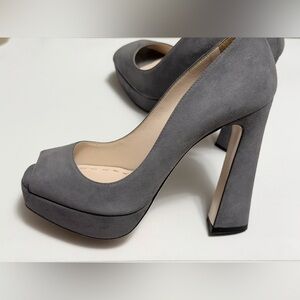 Miu Miu Suede Platform Heels